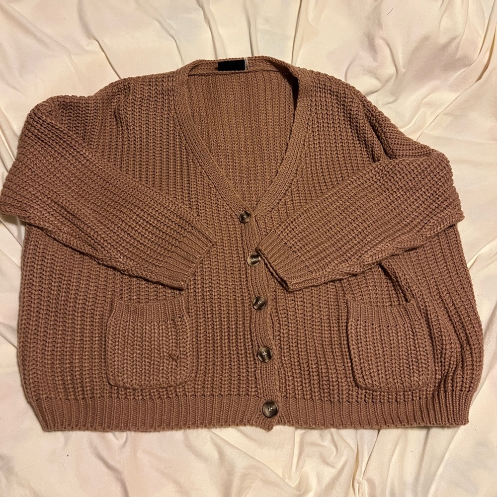 Vici Tan Knit Sweater